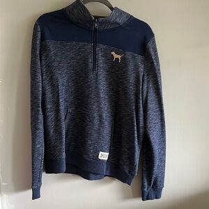 Blue pullover sweatshirt